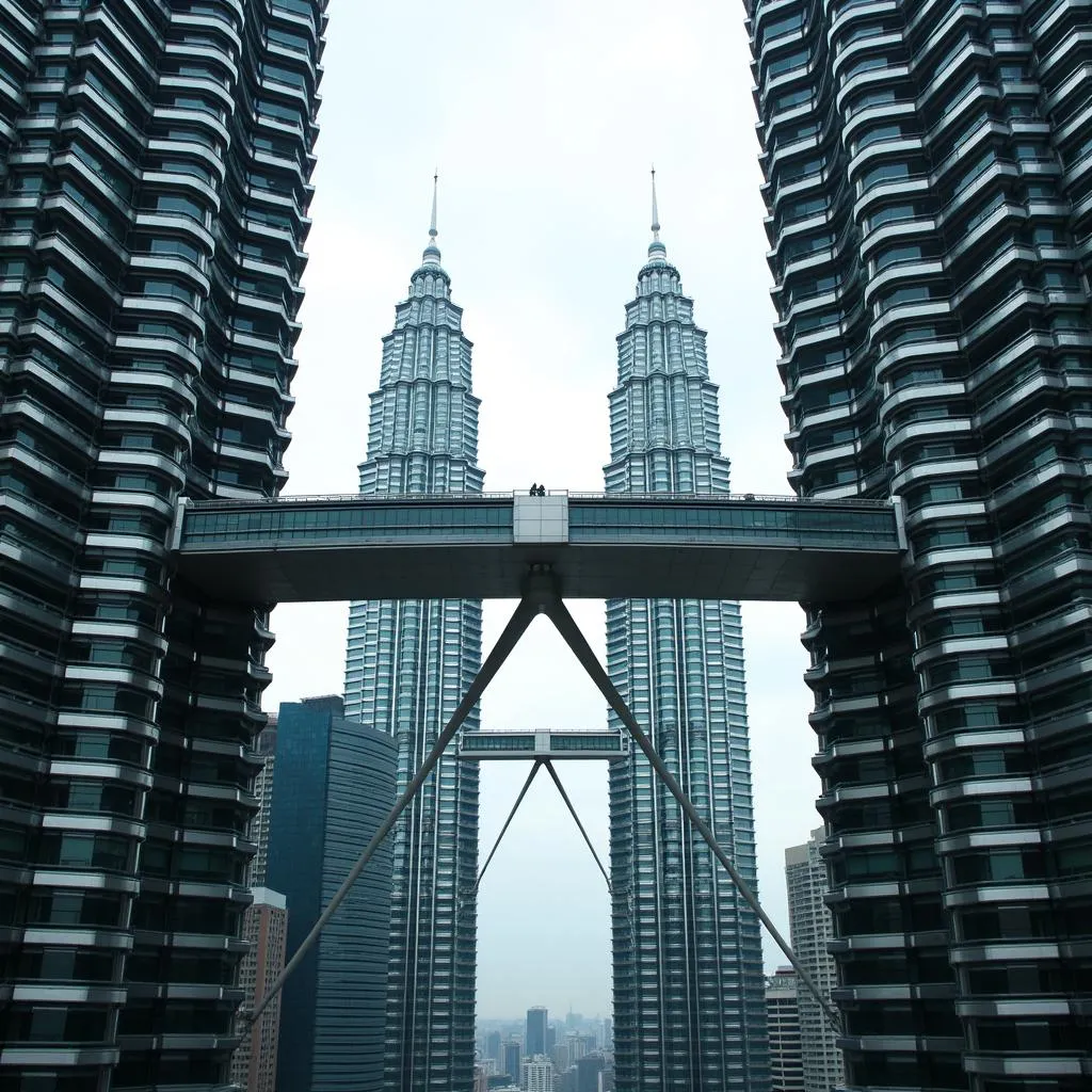 Skybridge connecting Petronas Twin Towers