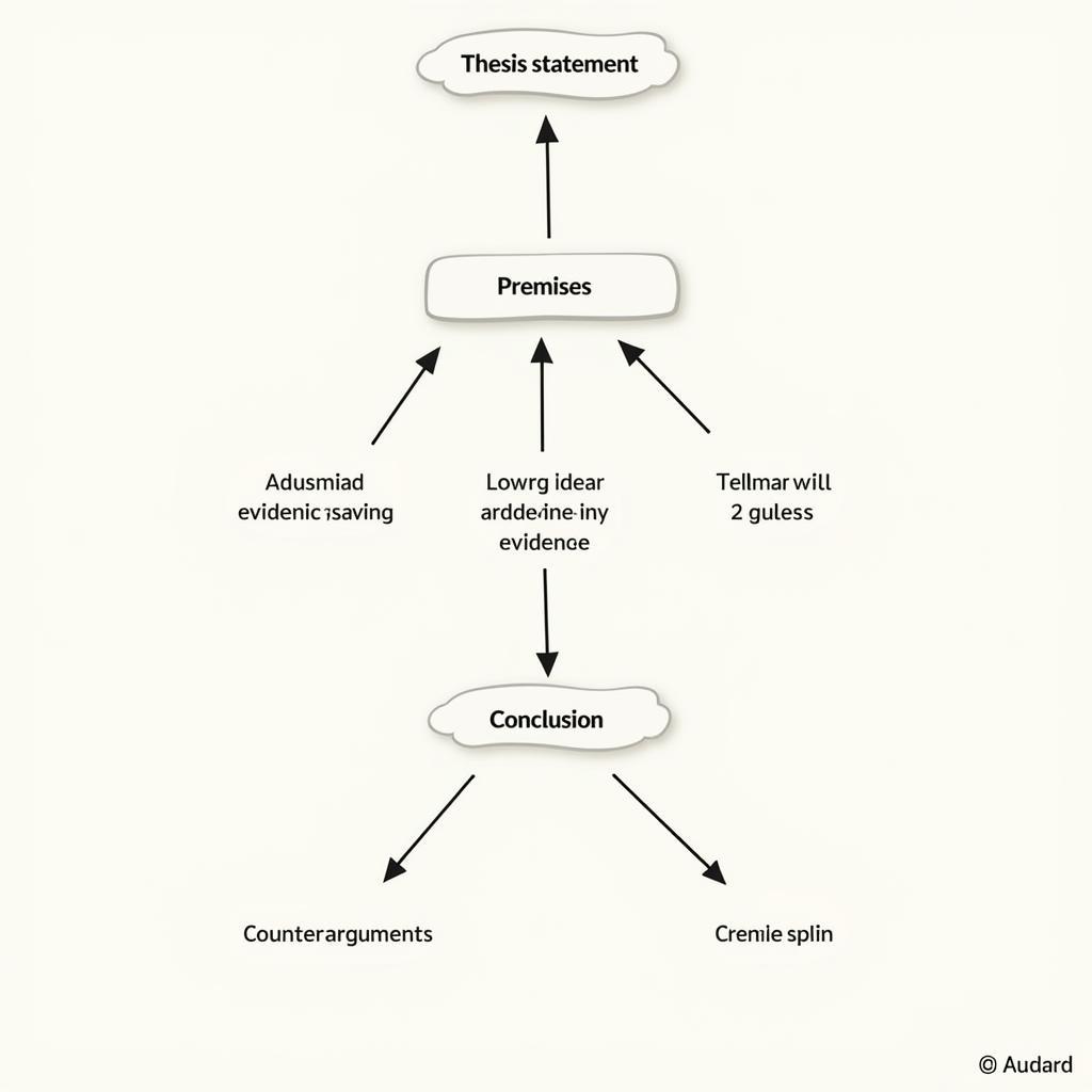 Structure of a philosophical argument in IELTS Reading