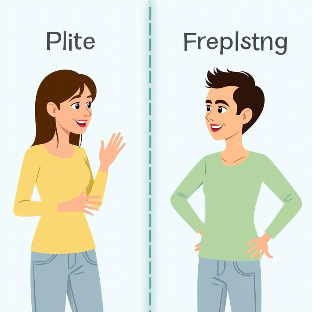 Polite expressions and body language in IELTS Speaking