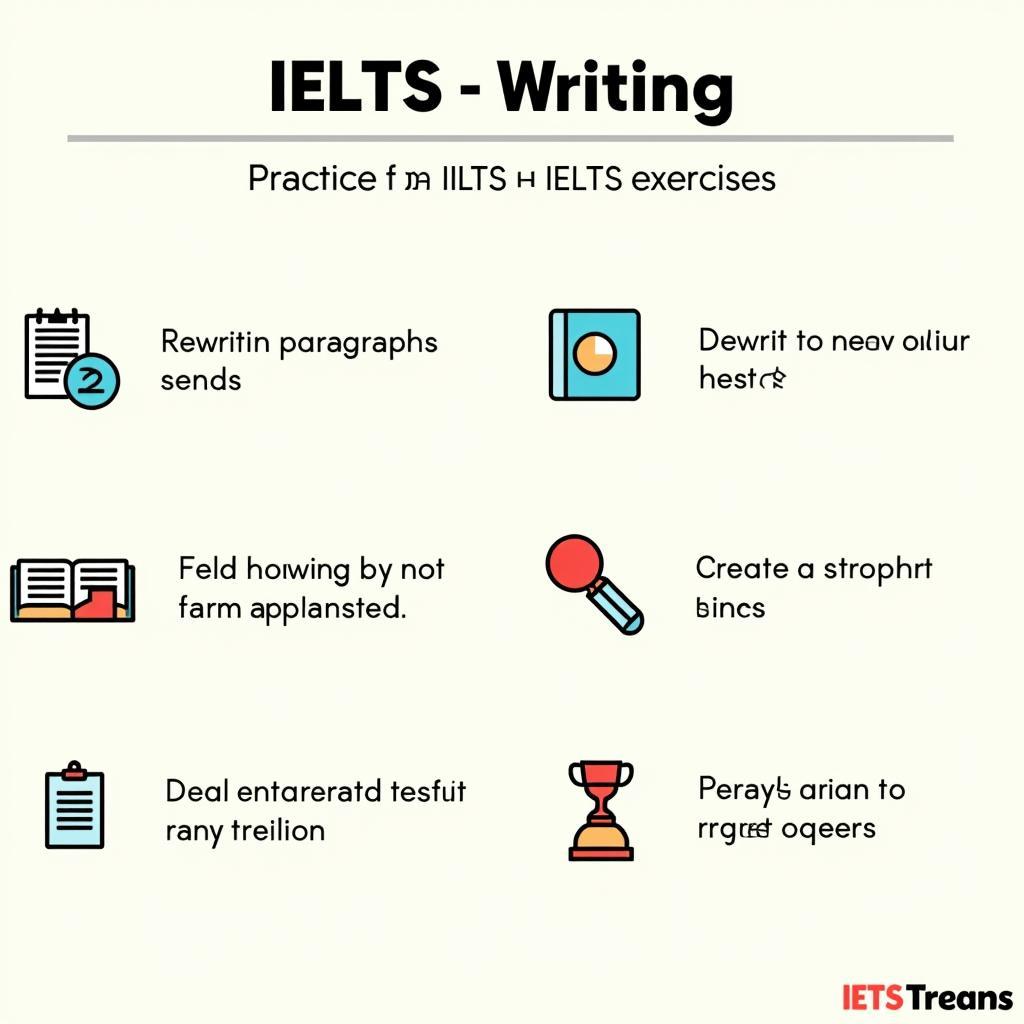 Practice exercises to avoid repetition in IELTS writing