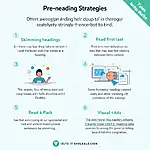 Pre-reading strategies for improved IELTS focus