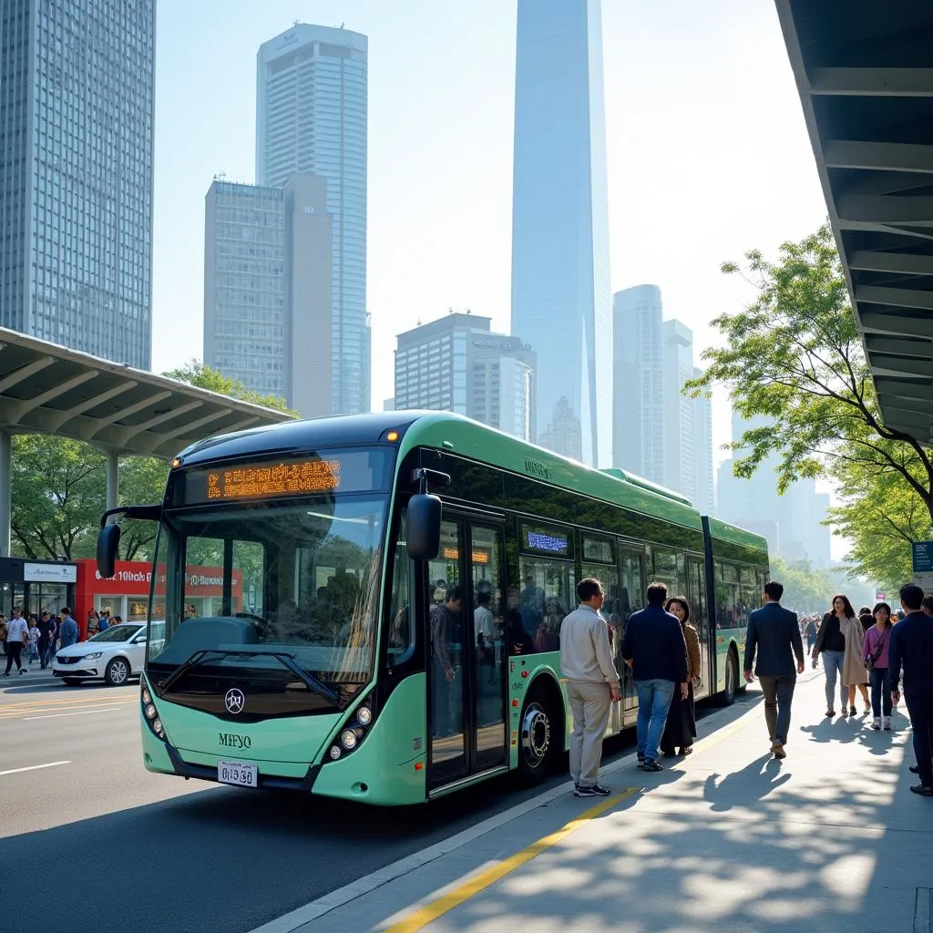 Public transportation reduces urban pollution