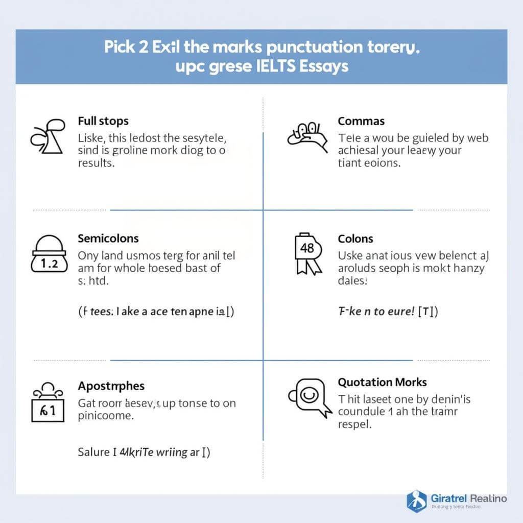 Essential punctuation marks for IELTS essays