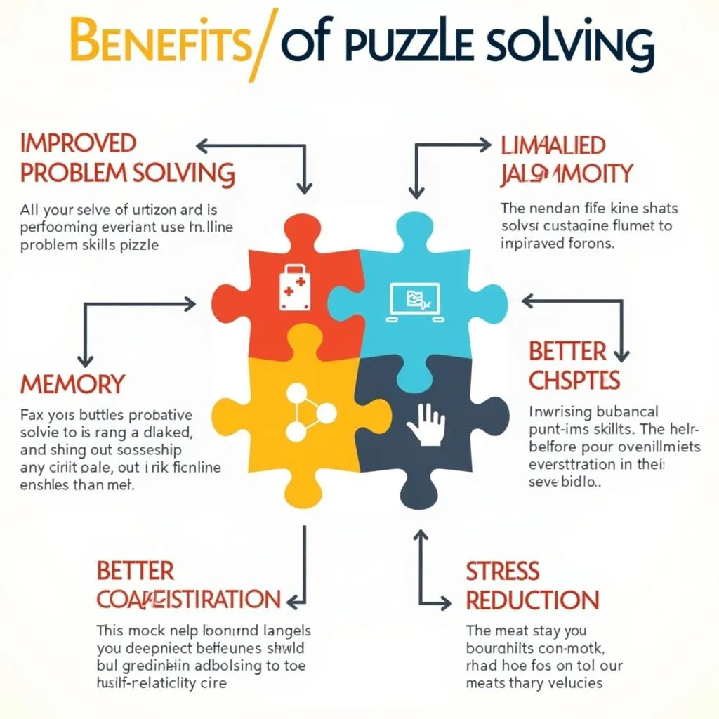 Infographic: Benefits of puzzle solving