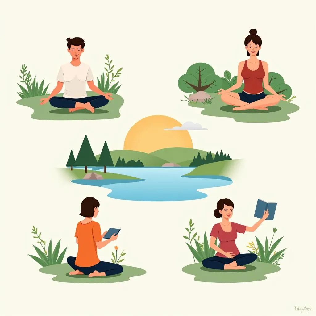 Various relaxation techniques in nature