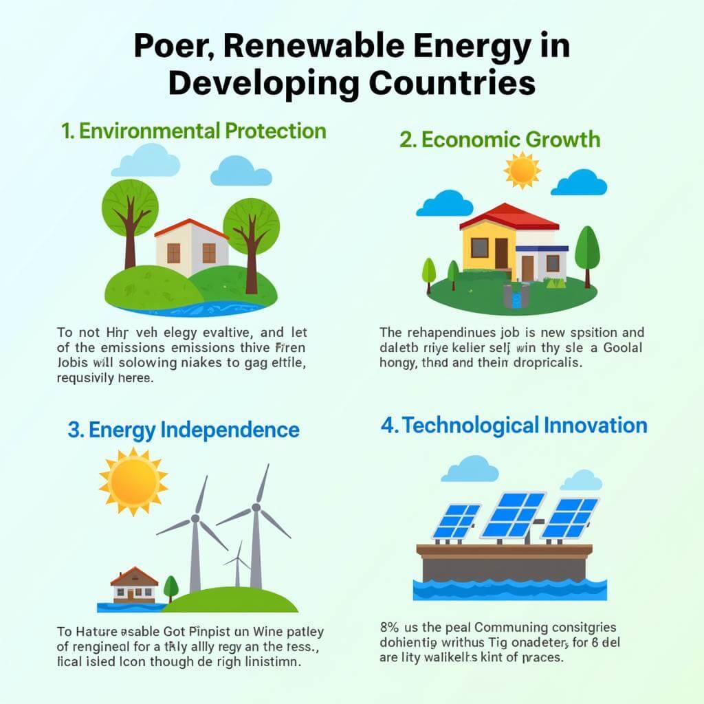 Benefits of renewable energy in developing countries