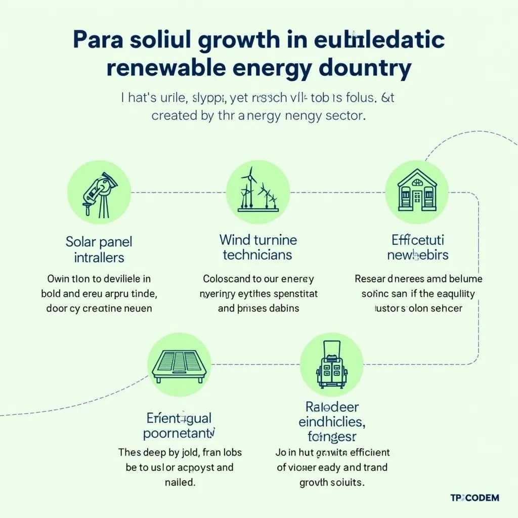 New jobs created by renewable energy sector