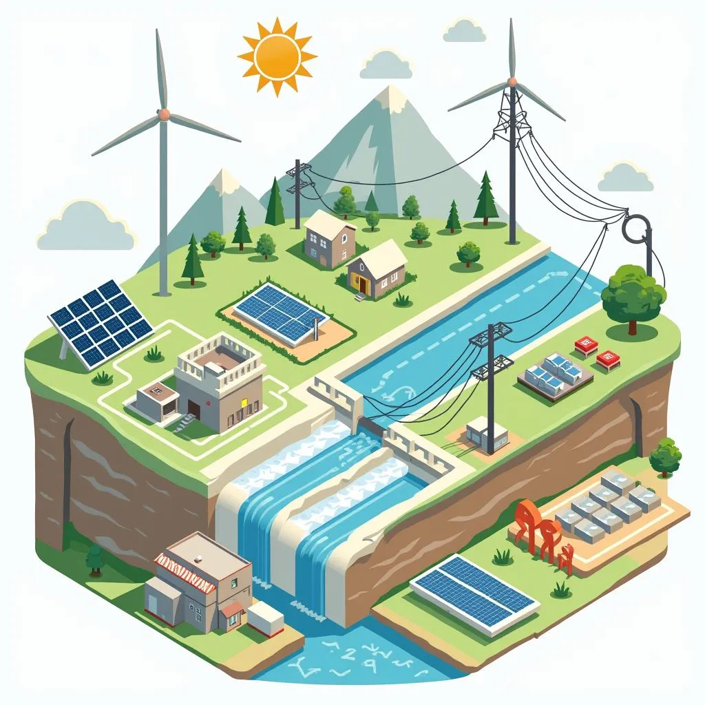 Renewable energy sources and infrastructure