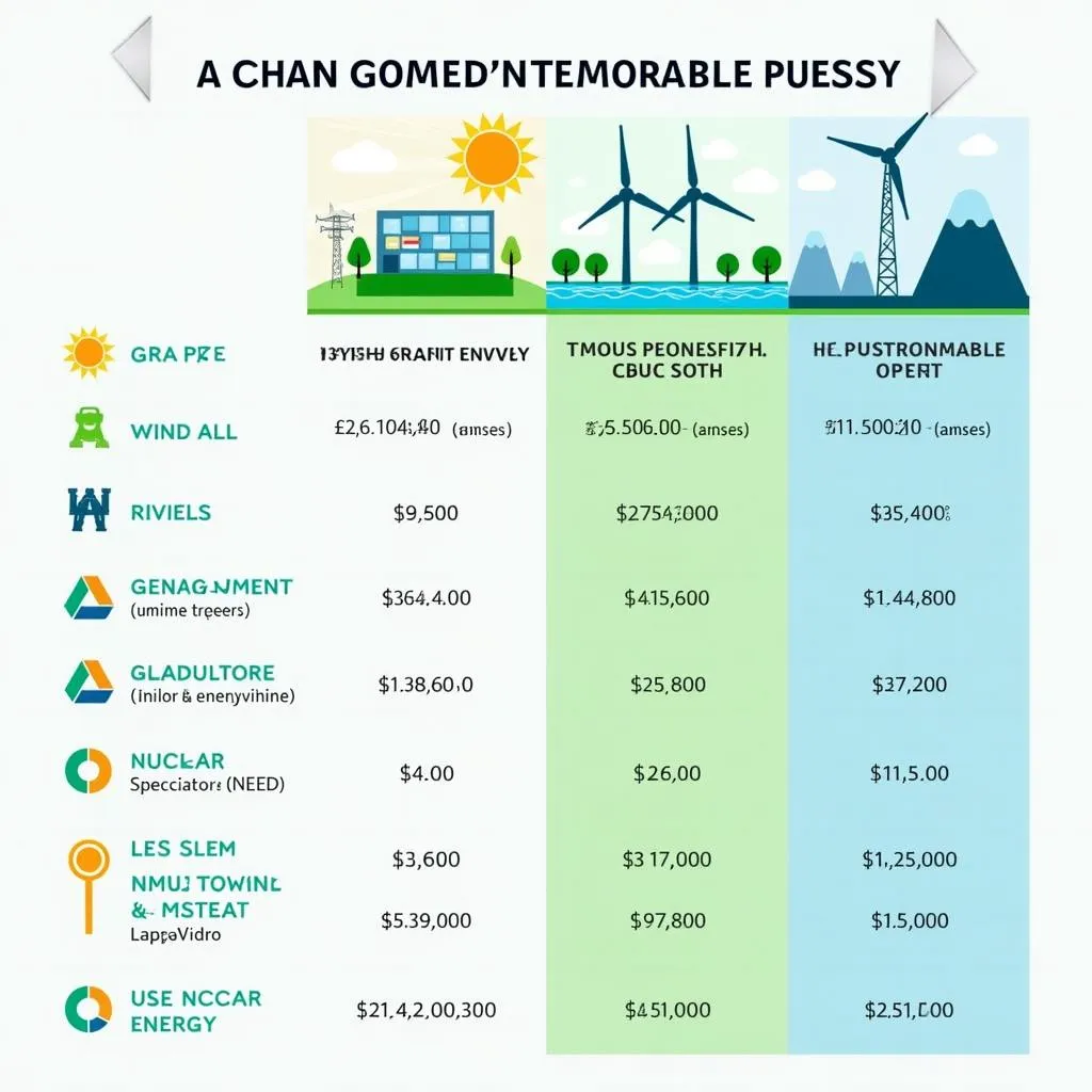 Comparison of renewable energy sources