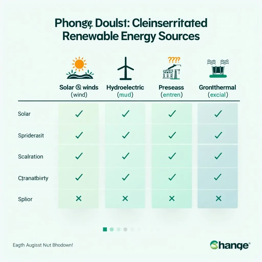 Comparison of renewable energy sources