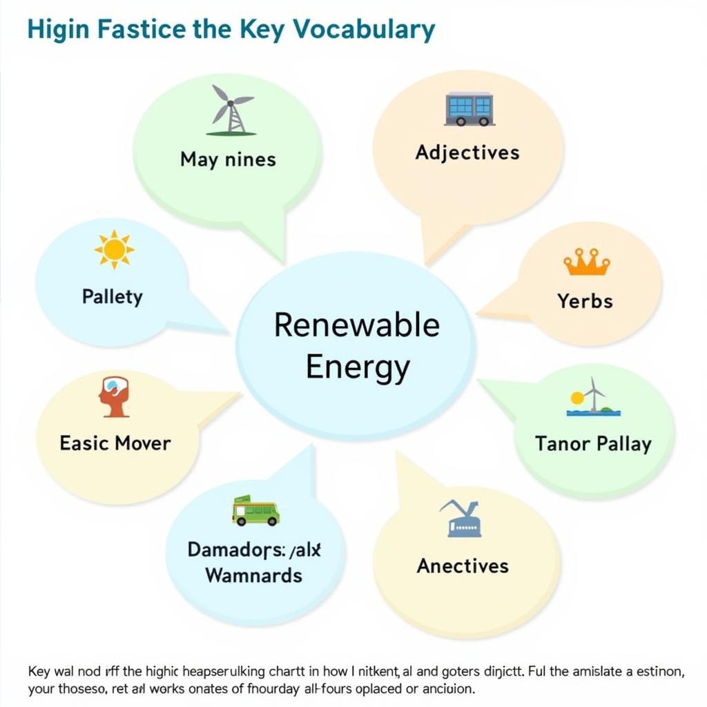 Key vocabulary for discussing renewable energy