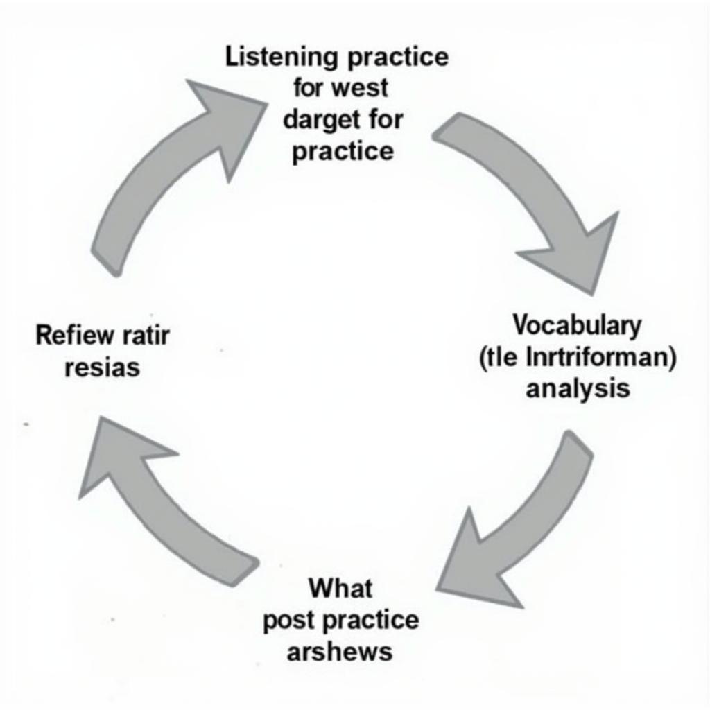 Review and reflection in IELTS listening practice