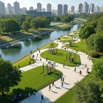 Riverside Park exercise facilities