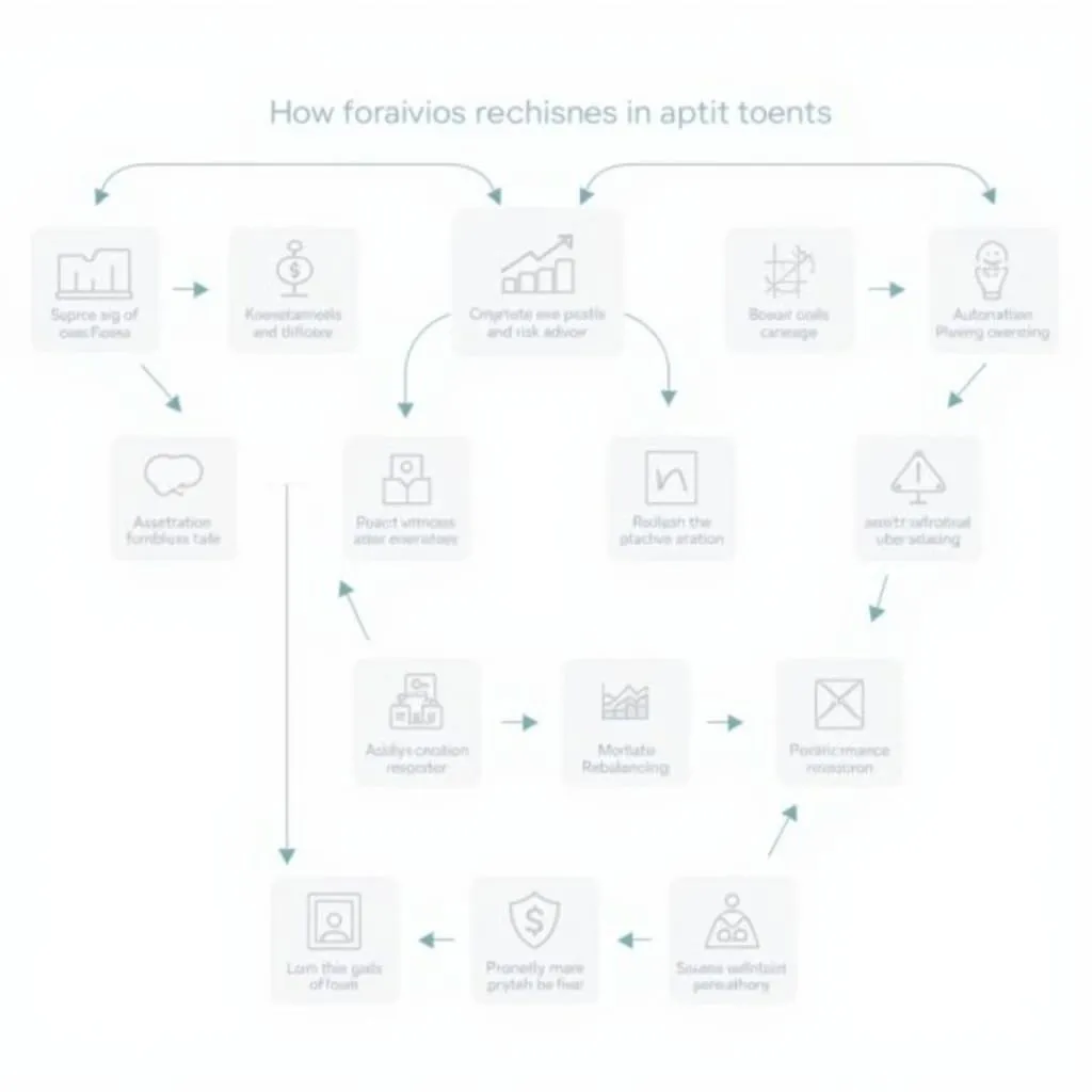 Robo-advisor investment process flowchart