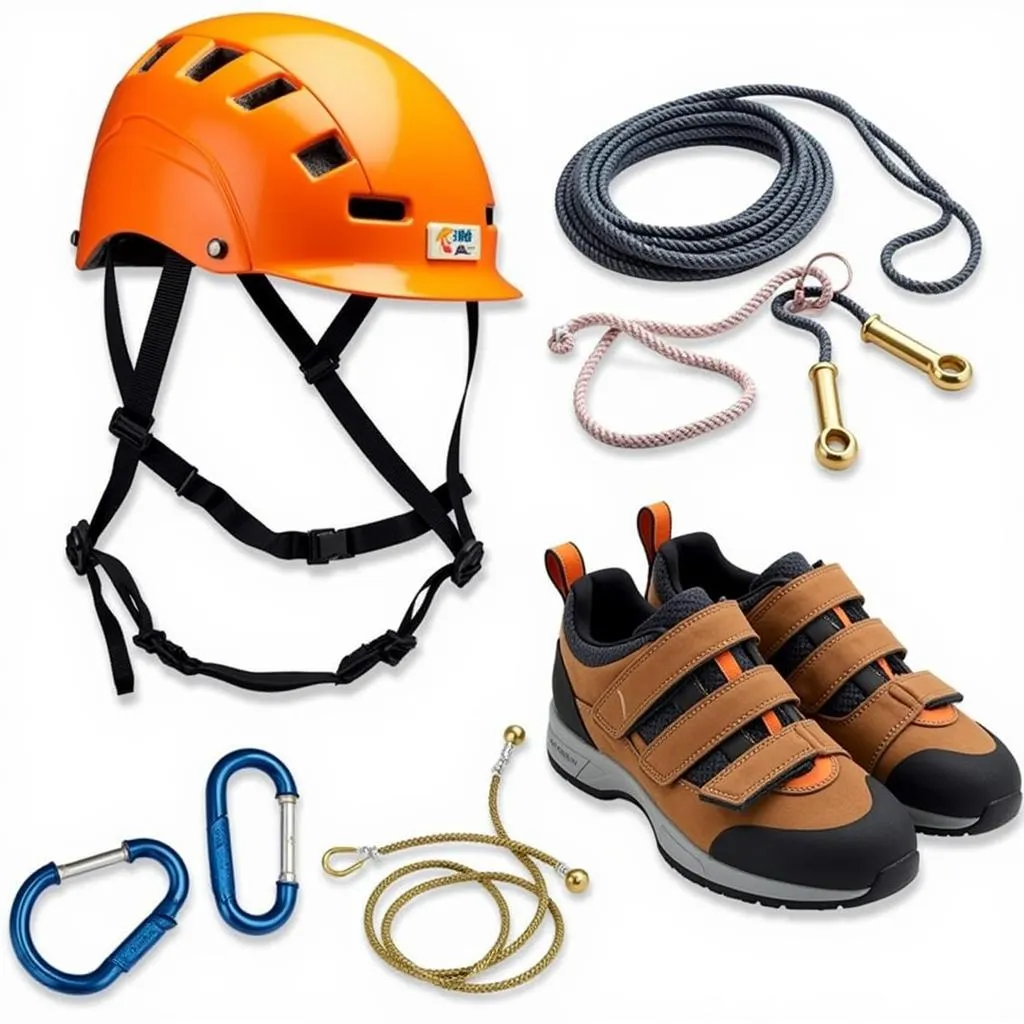 Rock climbing safety equipment