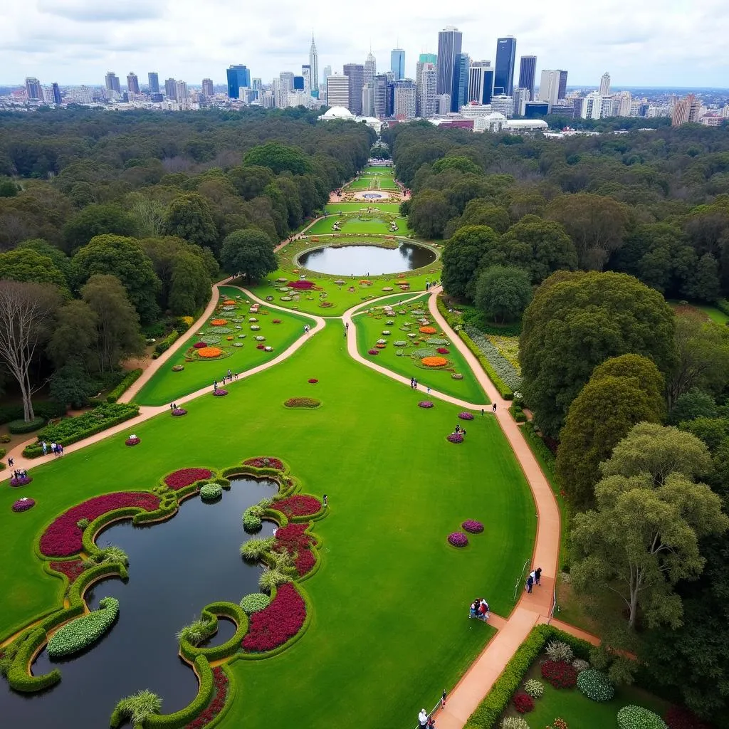 Royal Botanic Gardens in Melbourne, Australia