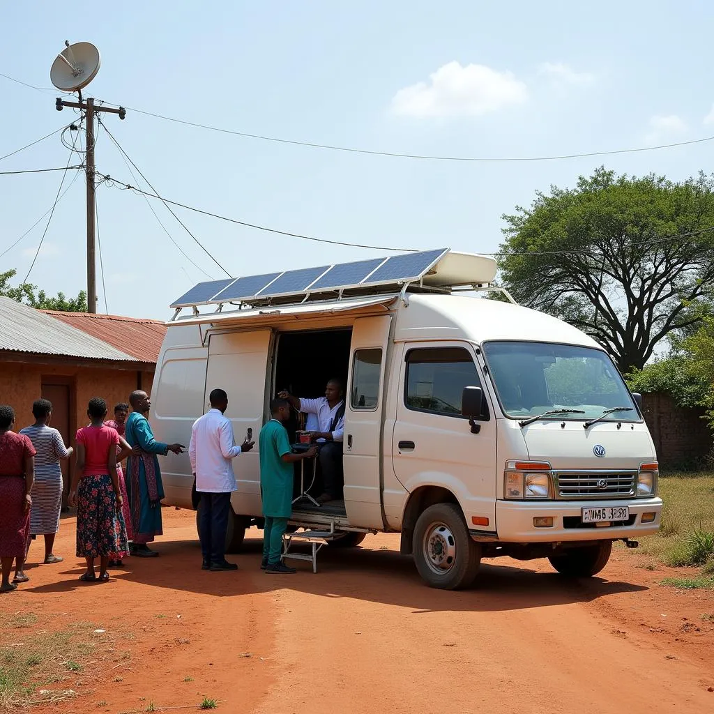 Mobile clinic bringing healthcare technology to rural areas