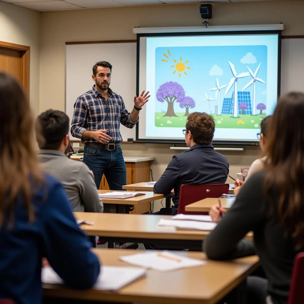 Teaching renewable energy technologies in rural areas