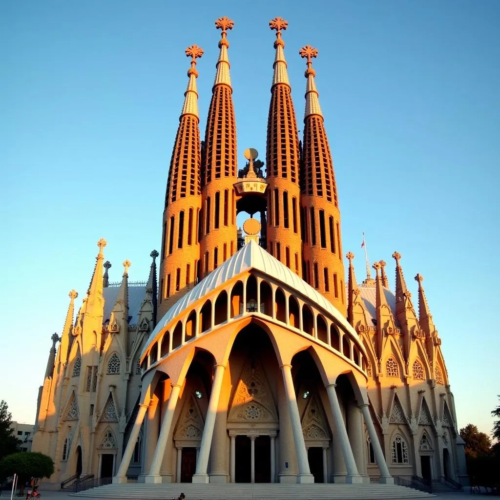 Sagrada Familia in Barcelona, Spain