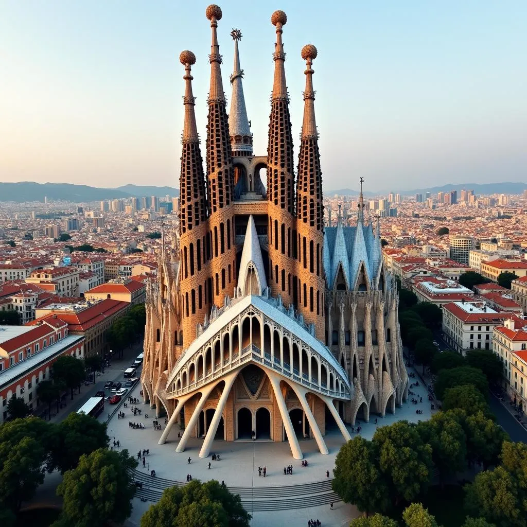 Sagrada Familia in Barcelona, Spain