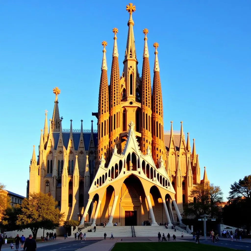 Sagrada Familia in Barcelona, Spain