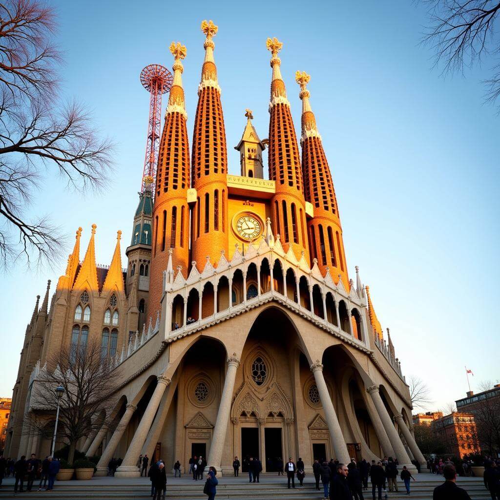 Sagrada Familia in Barcelona, Spain