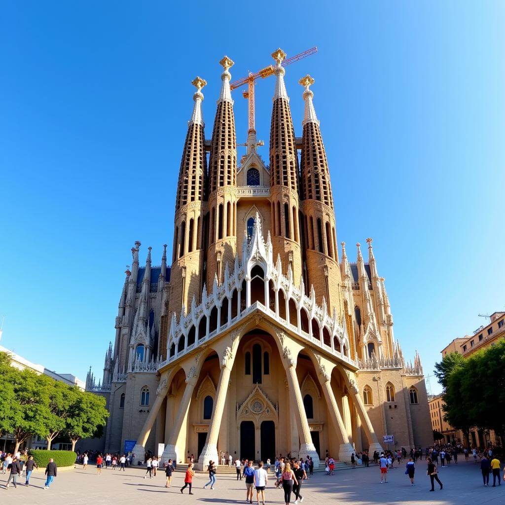 Sagrada Familia in Barcelona, Spain