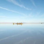 Salar de Uyuni salt flat in Bolivia