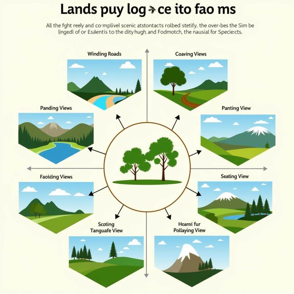 Key vocabulary for describing scenic drives