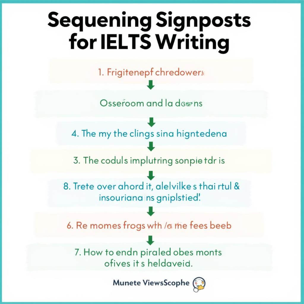 Sequencing signposts in IELTS writing