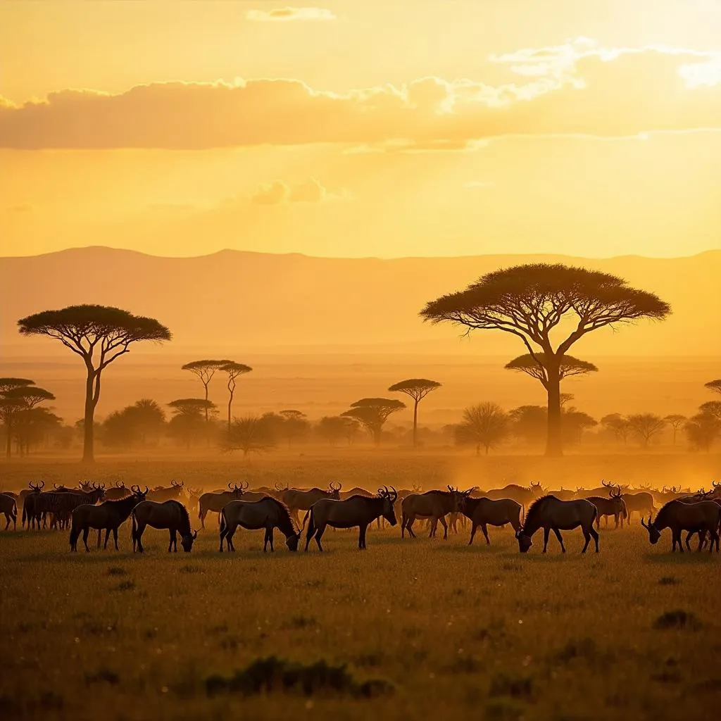 Serengeti National Park wildlife area