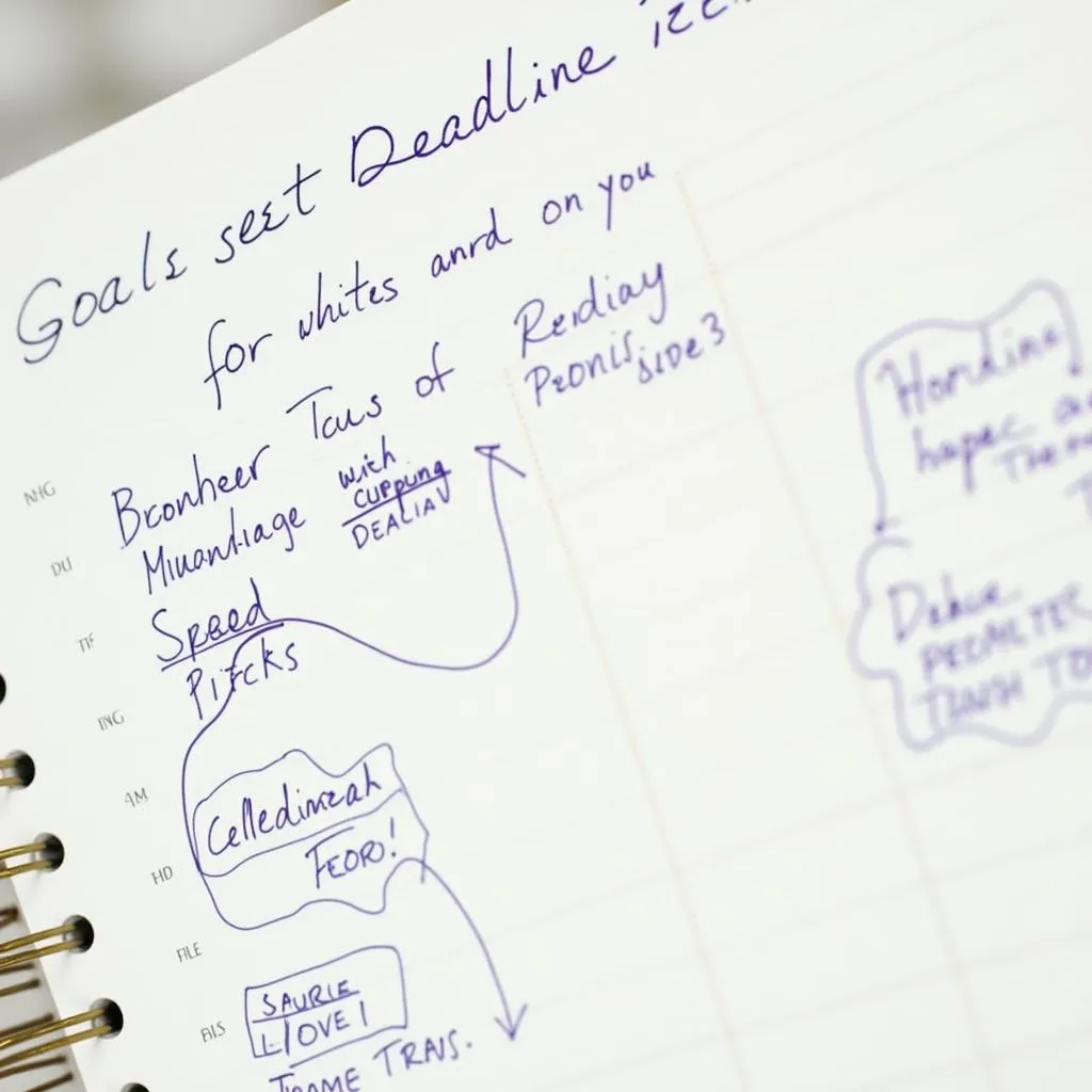 Setting Deadlines for Goals