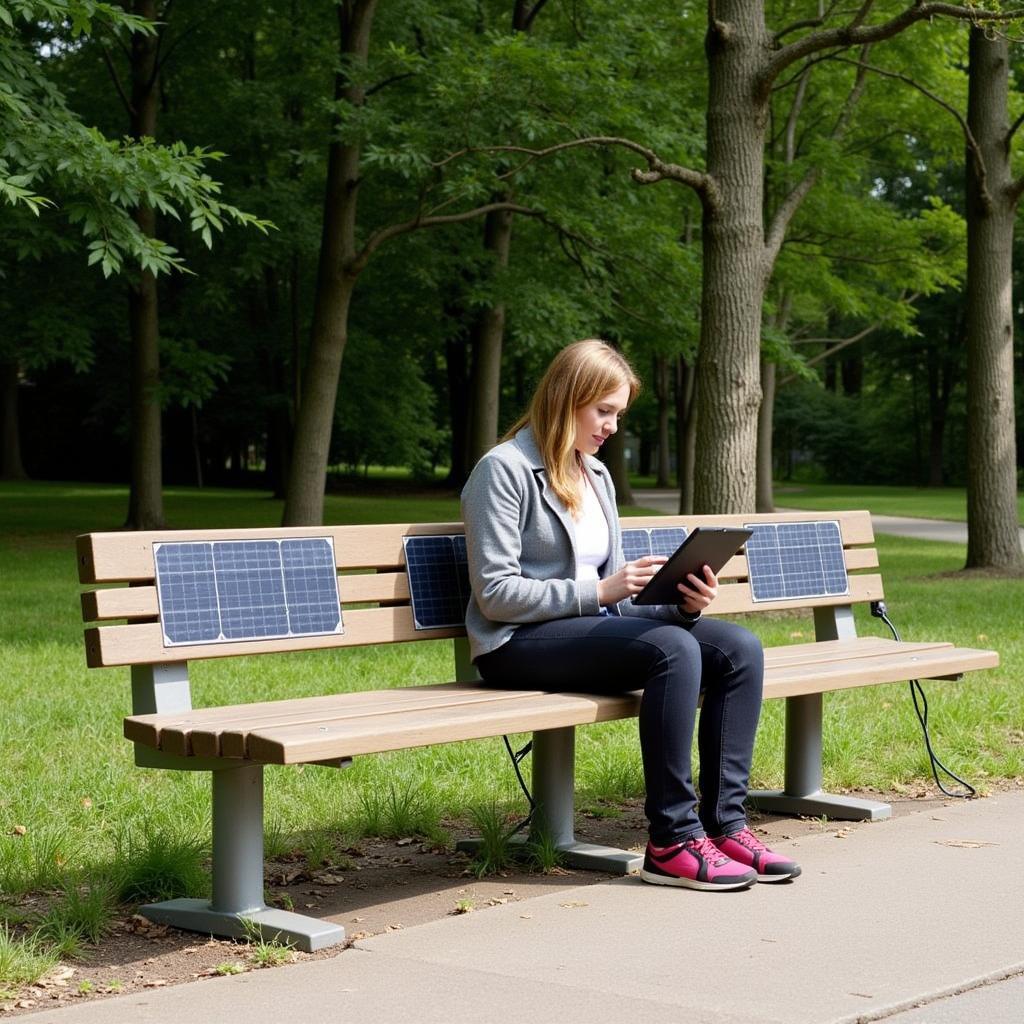 Smart technology in modern parks