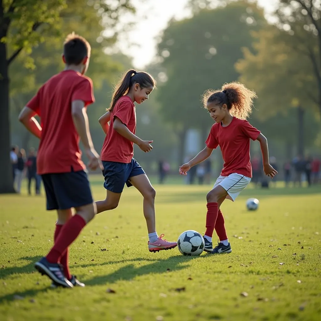 Playing Soccer with Friends