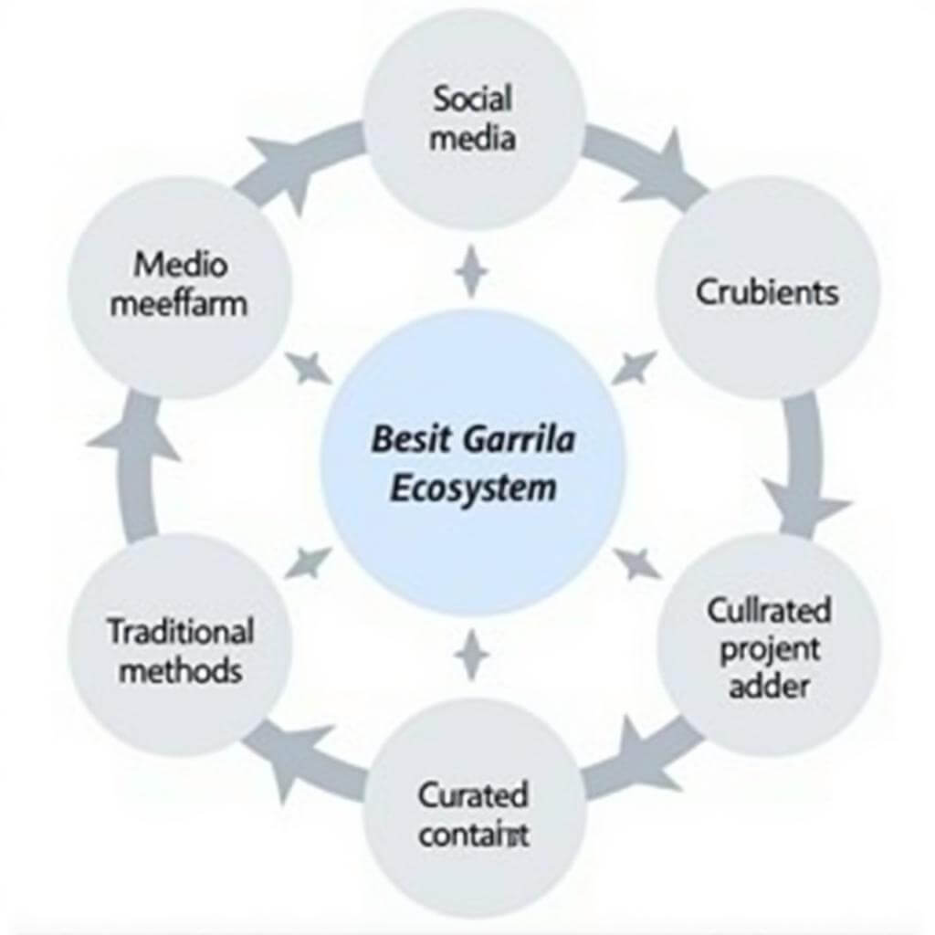 Diagram of a social learning ecosystem for language acquisition