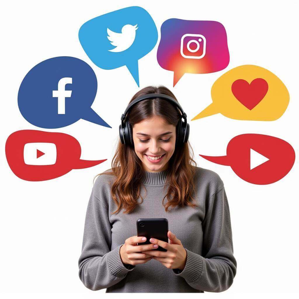 Social media platforms facilitating language learning