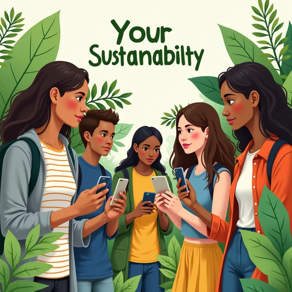 Social media raising awareness for sustainable lifestyles