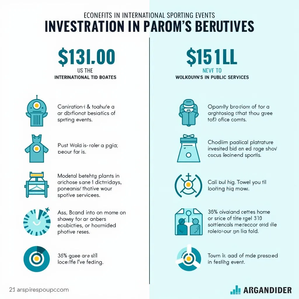 Comparison of investments in sports events vs public services