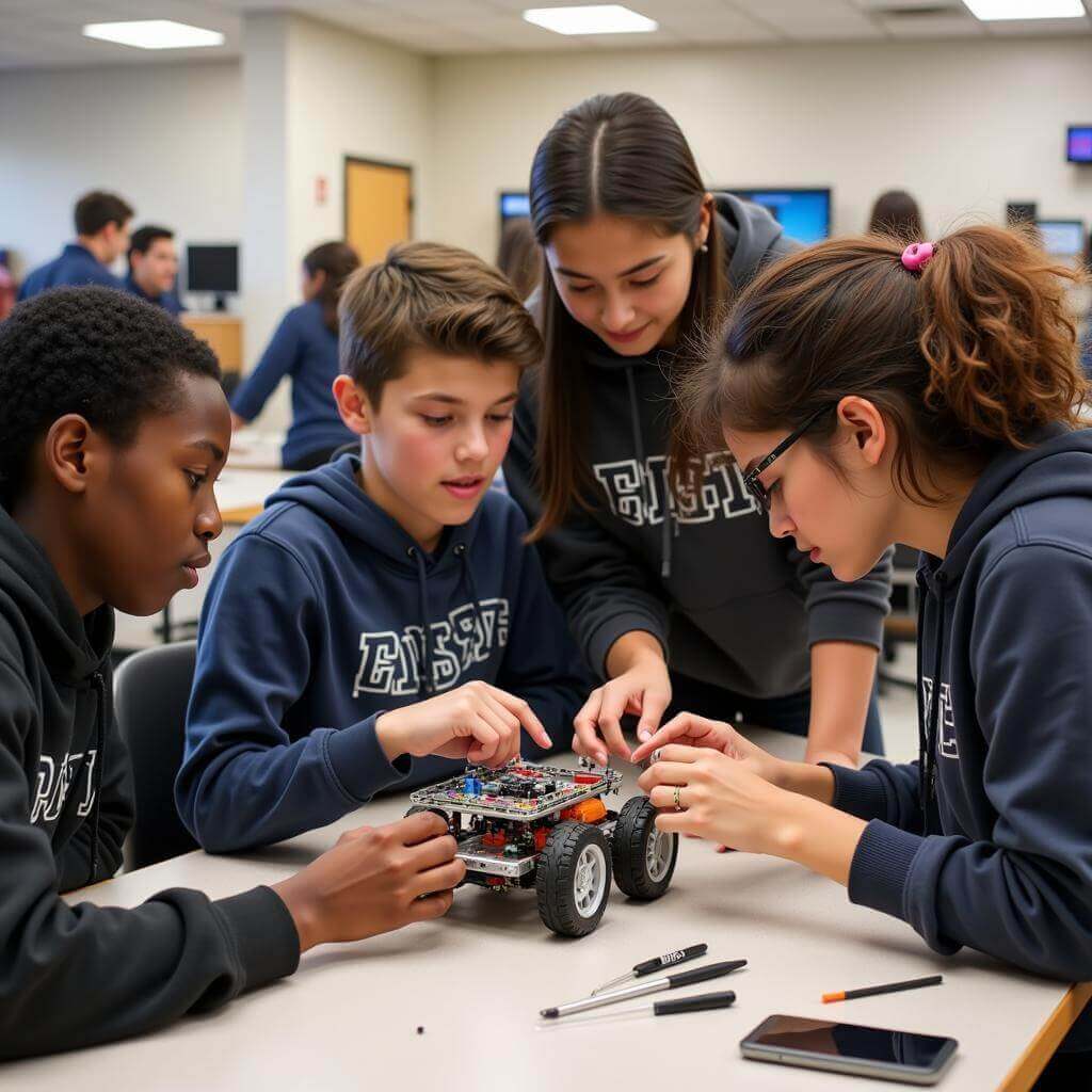 STEM education hands-on learning experience