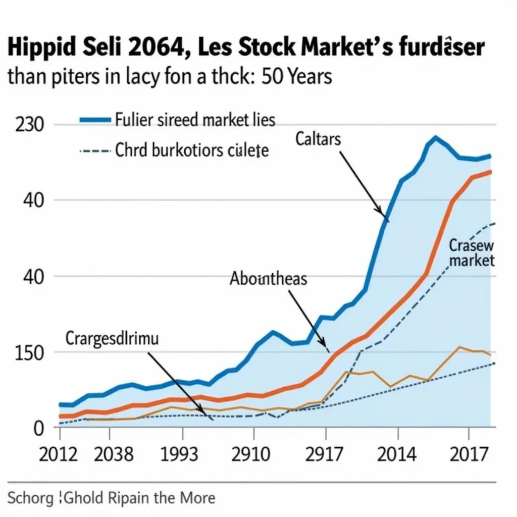 Long-term stock market performance chart