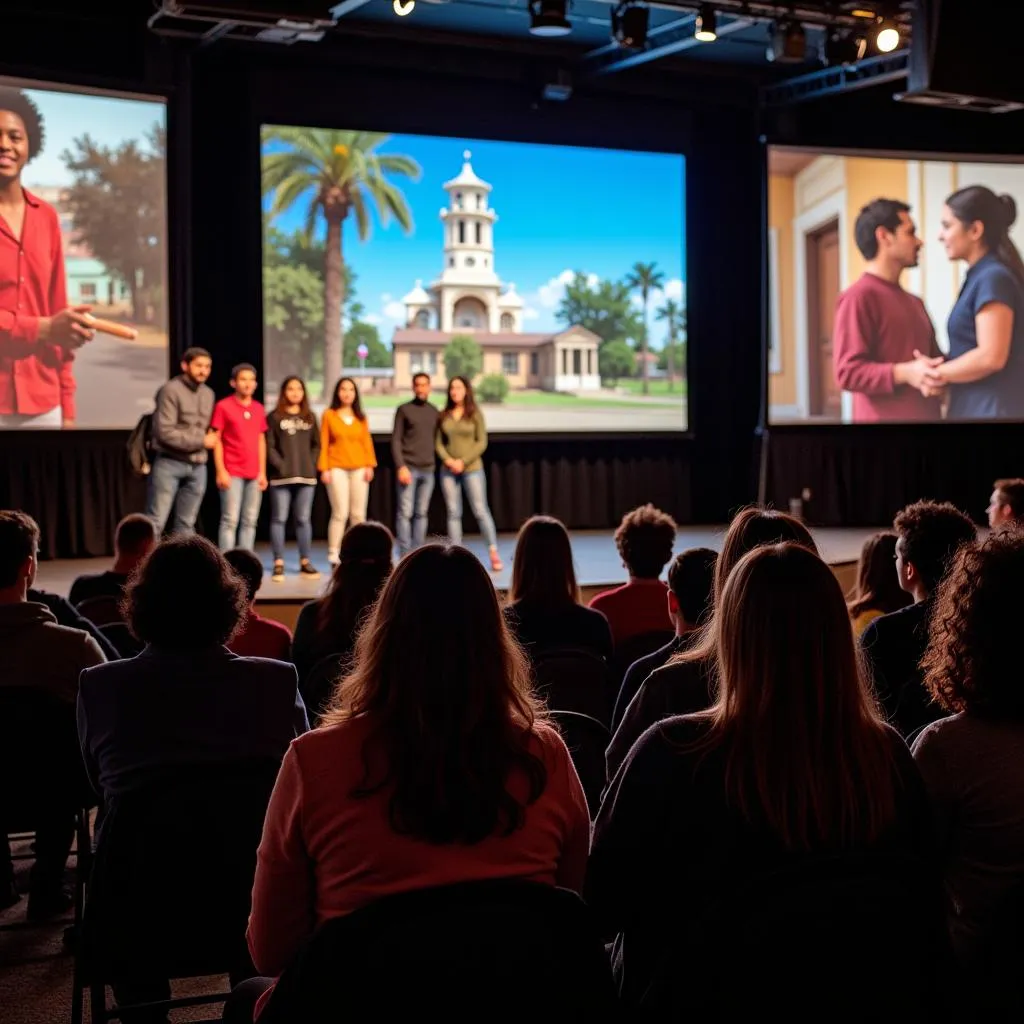 Student filmmakers showcasing diverse narratives