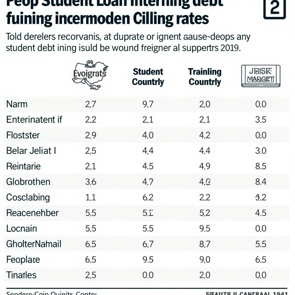 Comparison of student loan interest rates