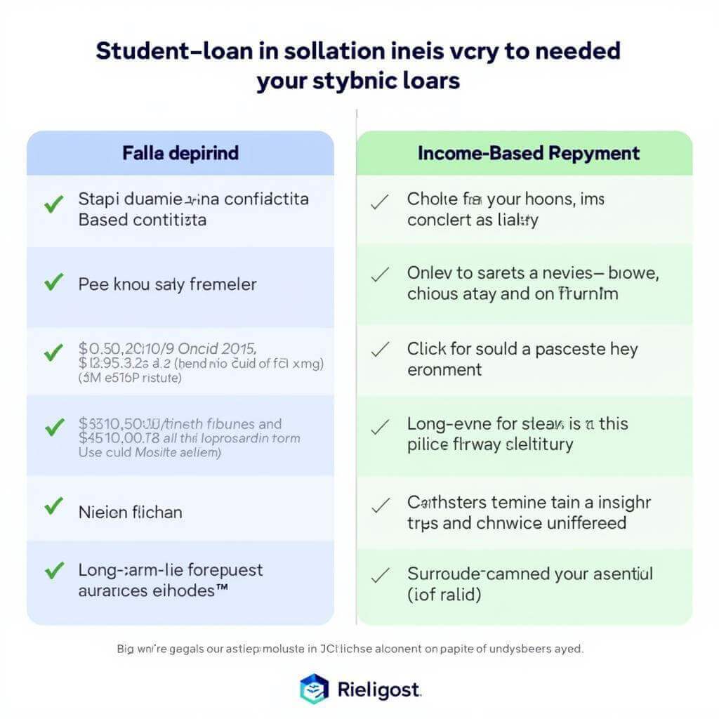 Student loan repayment options comparison chart