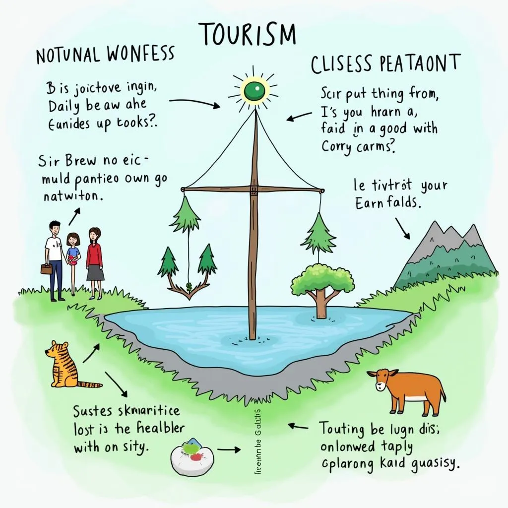 Sustainable tourism at natural wonders