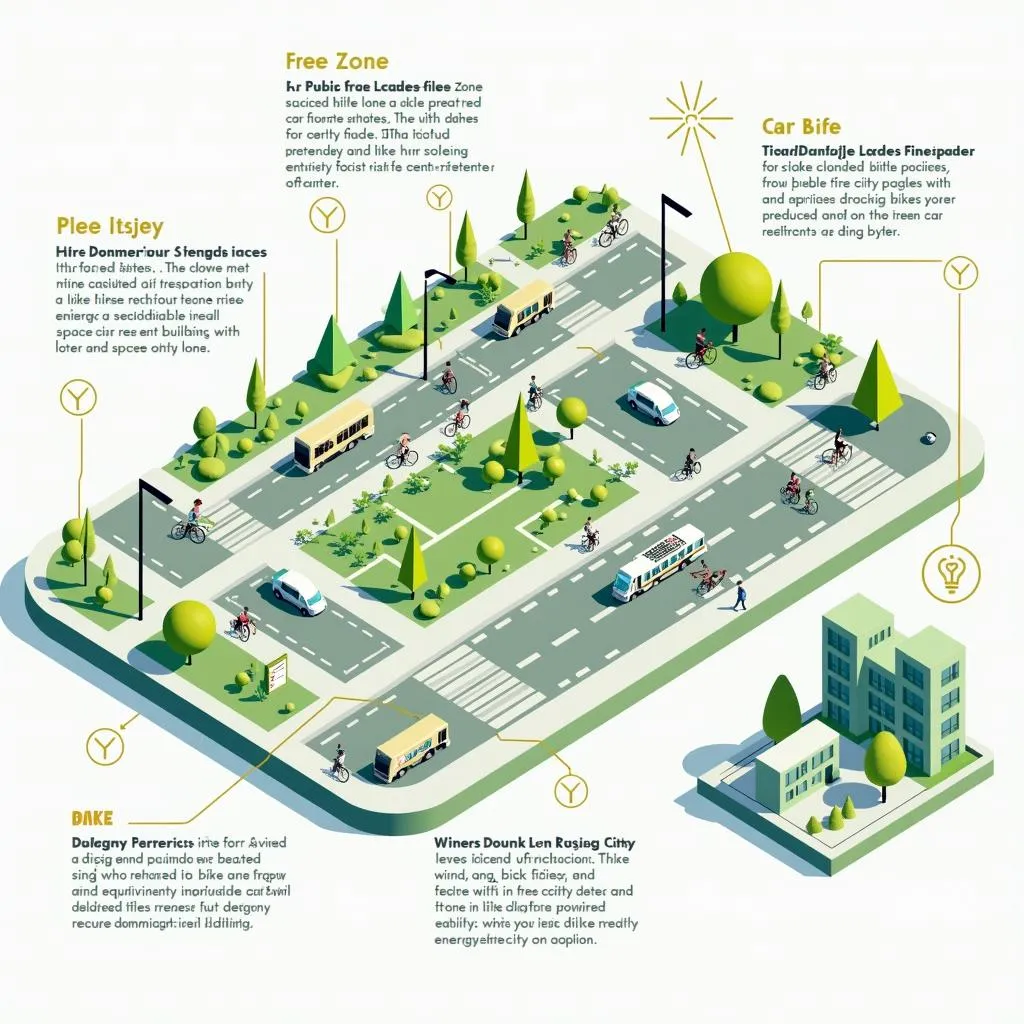 Sustainable urban planning concept