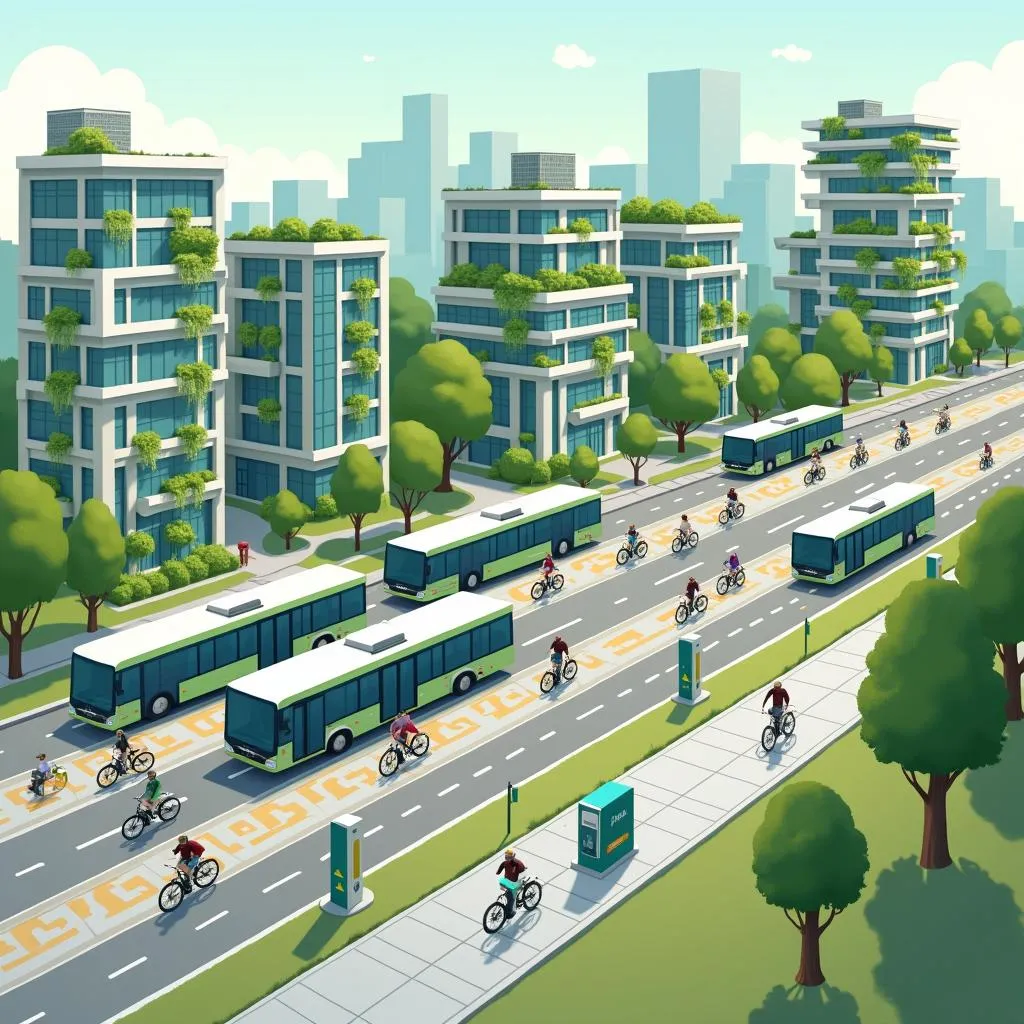 Sustainable urban transportation systems in modern cities