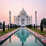 The Taj Mahal in Agra, India - an architectural marvel