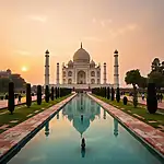 Taj Mahal in Agra, India - Historical Landmark