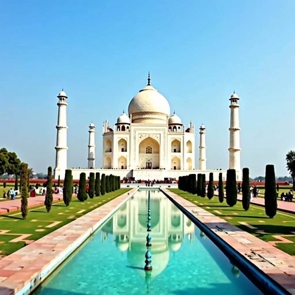 The Taj Mahal in India