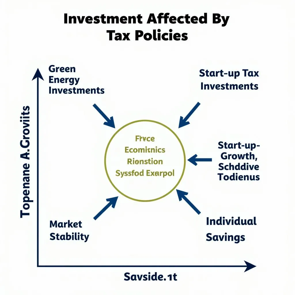 Visual representation of tax policy impacts